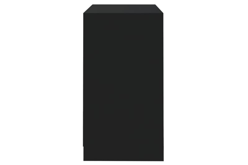 Skjenk svart 70x40x73,5 cm sponplate - Svart - Sideboard & skjenker