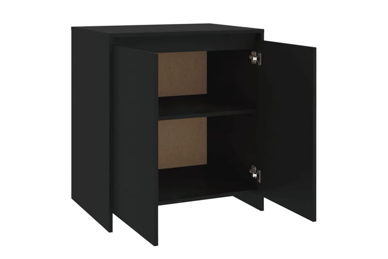 Skjenk svart 70x40x73,5 cm sponplate - Svart - Sideboard & skjenker