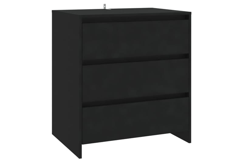 Skjenk svart 70x41x75 cm sponplate - Svart - Oppbevaring - Oppbevaringsmøbler - Sideboard & skjenker