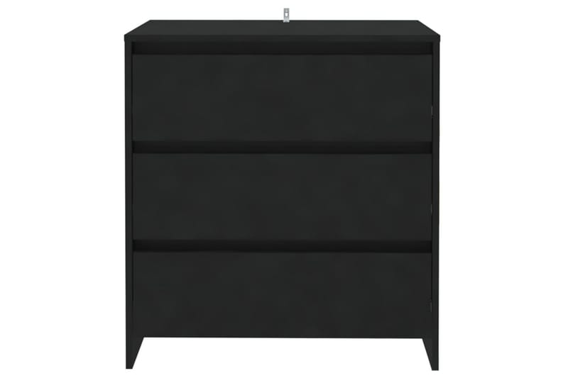 Skjenk svart 70x41x75 cm sponplate - Svart - Oppbevaring - Oppbevaringsmøbler - Sideboard & skjenker