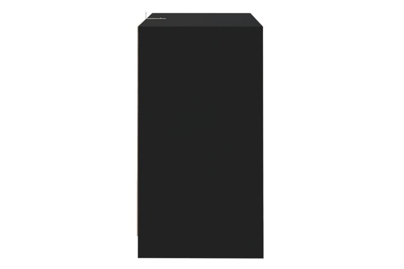 Skjenk svart 70x41x75 cm sponplate - Svart - Sideboard & skjenker