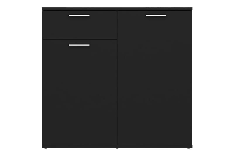 Skjenk svart 80x36x75 cm sponplate - Svart - Oppbevaring - Oppbevaringsmøbler - Sideboard & skjenker