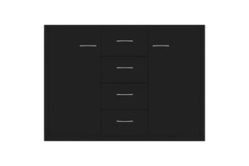 Skjenk svart 88x30x65 cm sponplate - Svart - Oppbevaring - Oppbevaringsmøbler - Sideboard & skjenker