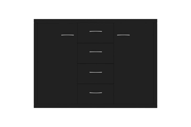 Skjenk svart 88x30x65 cm sponplate - Svart - Oppbevaring - Oppbevaringsmøbler - Sideboard & skjenker