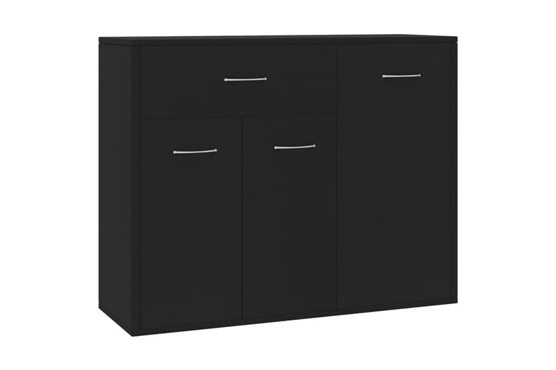 Skjenk svart 88x30x70 cm sponplate - Oppbevaring - Oppbevaringsmøbler - Sideboard & skjenker