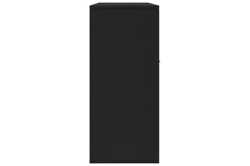 Skjenk svart 88x30x70 cm sponplate - Oppbevaring - Oppbevaringsmøbler - Sideboard & skjenker