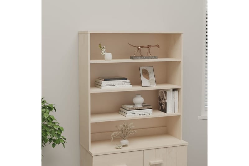 Skjenketopp honningbrun 90x30x100 cm heltre furu - Brun - Oppbevaring - Oppbevaringsmøbler - Sideboard & skjenker