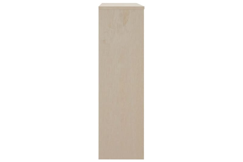 Skjenketopp honningbrun 90x30x100 cm heltre furu - Brun - Sideboard & skjenker