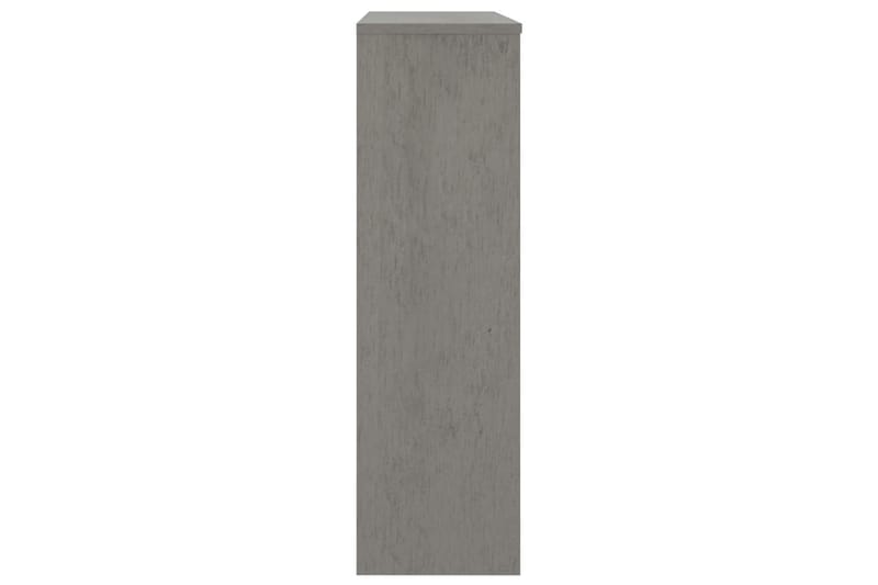 Skjenketopp lysegrå 90x30x100 cm heltre furu - Grå - Oppbevaring - Oppbevaringsmøbler - Sideboard & skjenker