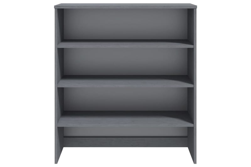 Skjenketopp mørkegrå 90x30x100 cm heltre furu - Grå - Oppbevaring - Oppbevaringsmøbler - Sideboard & skjenker