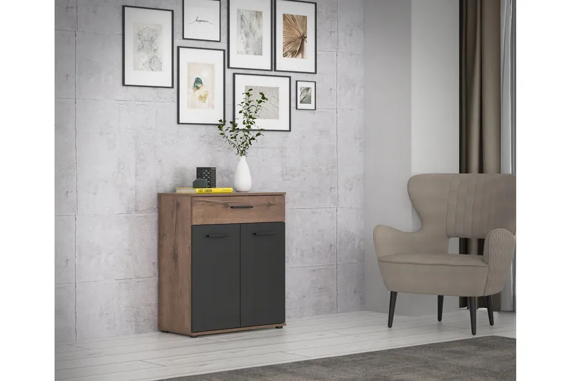 Sredets Sideboard 34x70 cm - Brun/Svart - Oppbevaring - Oppbevaringsmøbler - Sideboard & skjenker