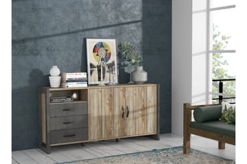 Strumica Sideboard 43x190 cm - Brun/Grå - Oppbevaring - Oppbevaringsmøbler - Sideboard & skjenker