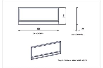 Susia Sideboard 90 cm - Gull|Svart - Oppbevaring - Oppbevaringsmøbler - Sideboard & skjenker