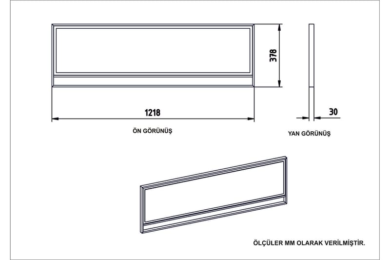 Susia Sidebord 180 cm - Gull|Svart - Oppbevaring - Oppbevaringsmøbler - Sideboard & skjenker