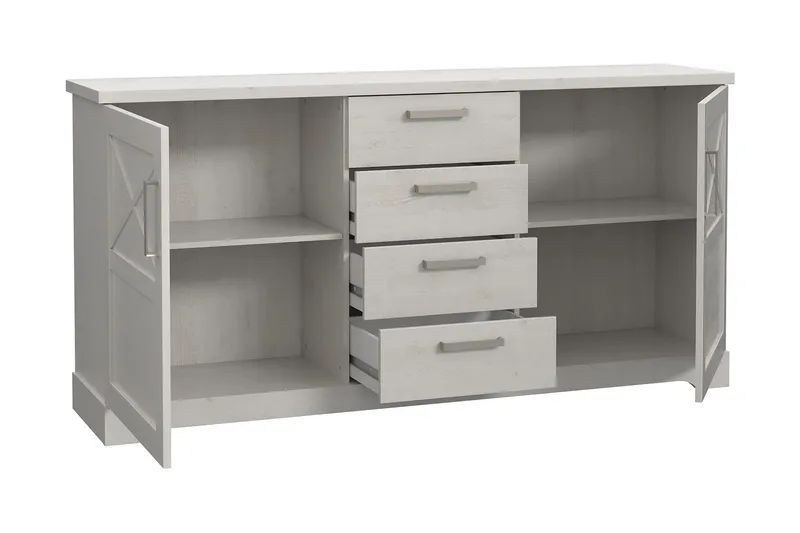 Svetis Sideboard 42x183 cm - Hvit - Oppbevaring - Oppbevaringsmøbler - Sideboard & skjenker