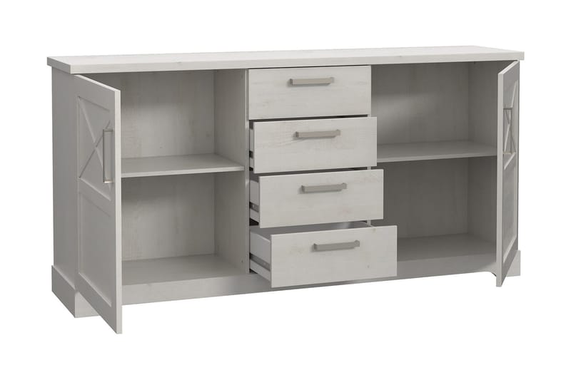 Svetis Sideboard 42x183 cm - Hvit - Oppbevaring - Oppbevaringsmøbler - Sideboard & skjenker