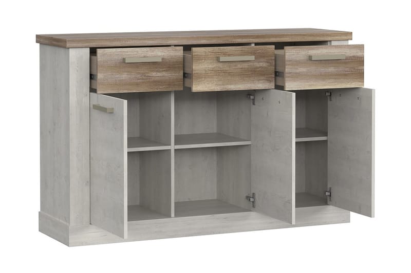 Talebi Skjenk 41x141 cm i Tre - Hvit|Brun - Oppbevaring - Oppbevaringsmøbler - Sideboard & skjenker