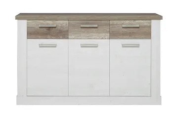 Talebi Skjenk 41x141 cm i Tre - Hvit|Brun - Oppbevaring - Oppbevaringsmøbler - Sideboard & skjenker