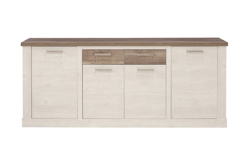 Talebi Skjenk 41x213 cm - Brun / Hvit - Oppbevaring - Oppbevaringsmøbler - Sideboard & skjenker