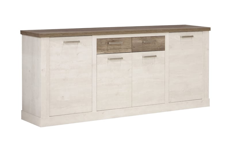 Talebi Skjenk 41x213 cm - Brun / Hvit - Oppbevaring - Oppbevaringsmøbler - Sideboard & skjenker