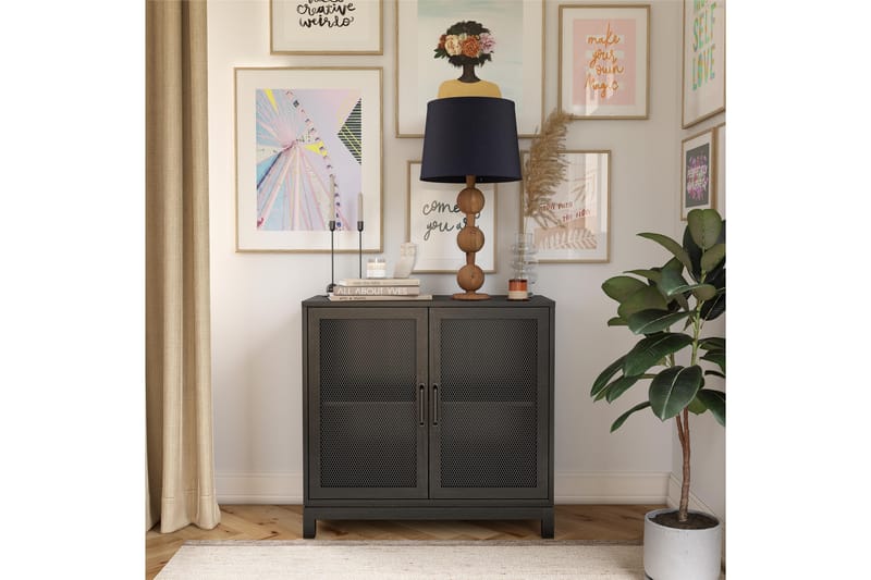 Tess Skjenk 85,3x40,1 cm Svart - Dorel Home - Oppbevaring - Oppbevaringsmøbler - Sideboard & skjenker