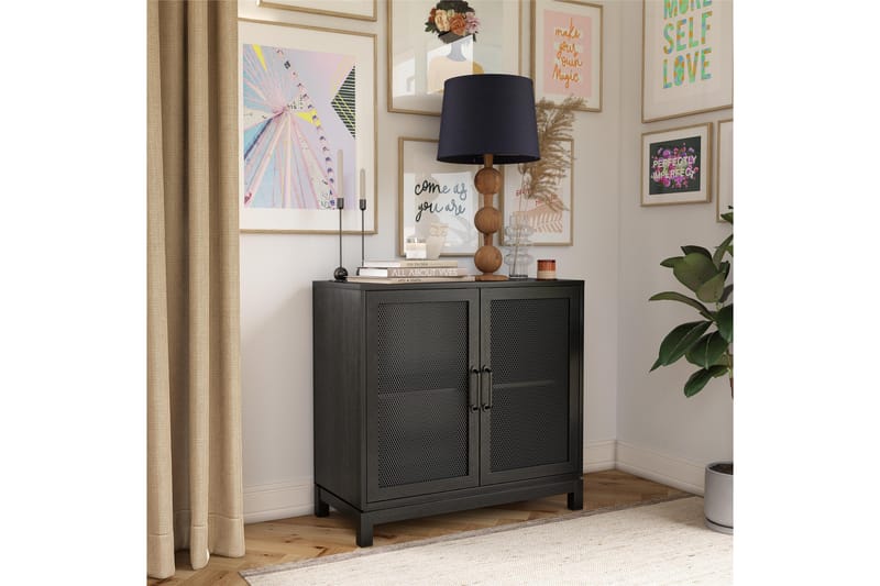 Tess Skjenk 85,3x40,1 cm Svart - Dorel Home - Oppbevaring - Oppbevaringsmøbler - Sideboard & skjenker