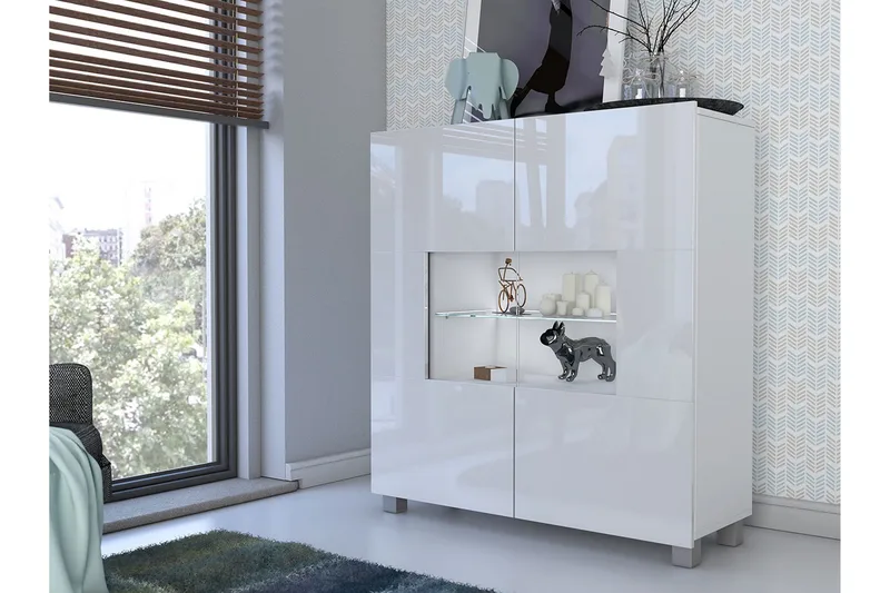 Tessan Skjenk 100 cm - Hvit - Oppbevaring - Oppbevaringsmøbler - Sideboard & skjenker