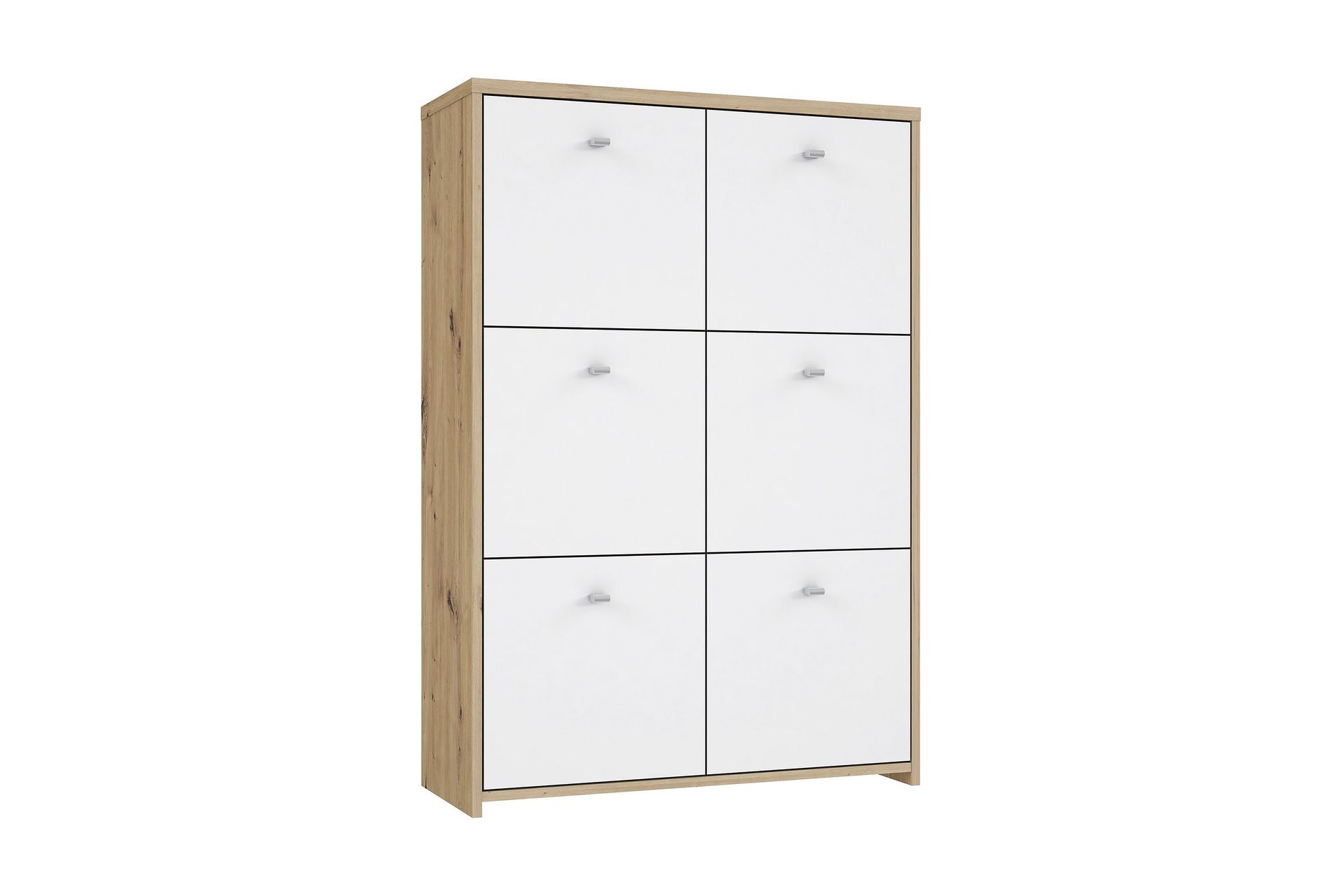 Toledor skjenk 113x77 cm - Brun / Hvit