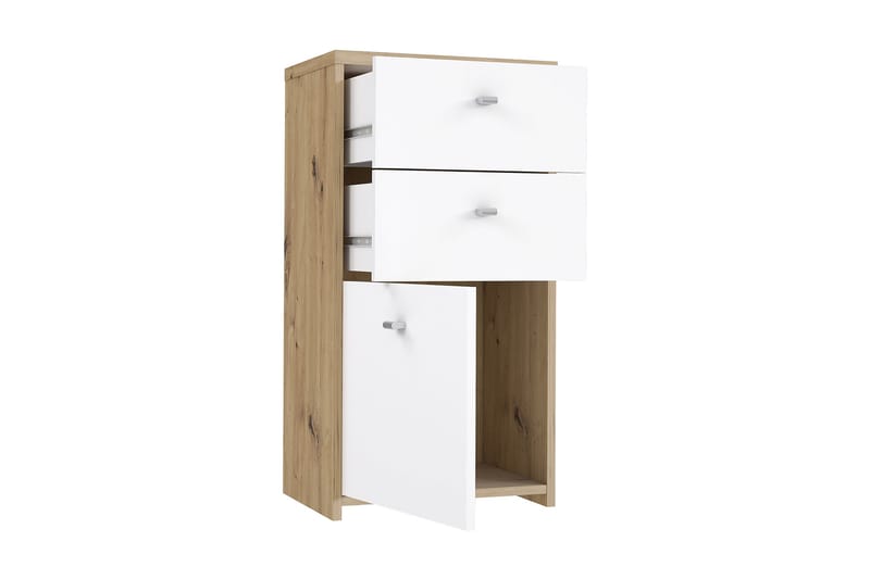 Toledor skjenk 74x40 cm - Brun / Hvit - Oppbevaring - Oppbevaringsmøbler - Sideboard & skjenker