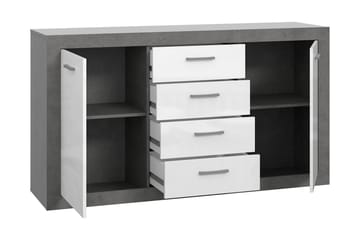 Tolovgrad Sideboard 41x153 cm - Grå/Hvit - Oppbevaring - Oppbevaringsmøbler - Sideboard & skjenker