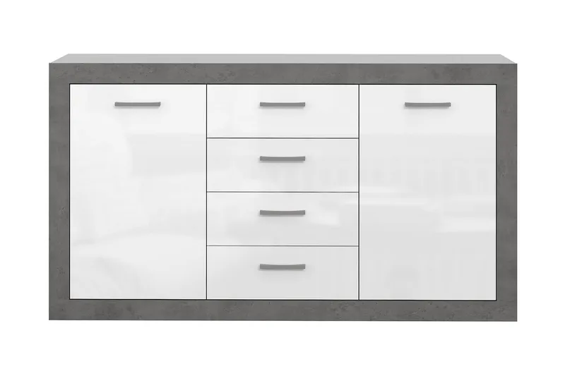 Tolovgrad Sideboard 41x153 cm - Grå/Hvit - Oppbevaring - Oppbevaringsmøbler - Sideboard & skjenker