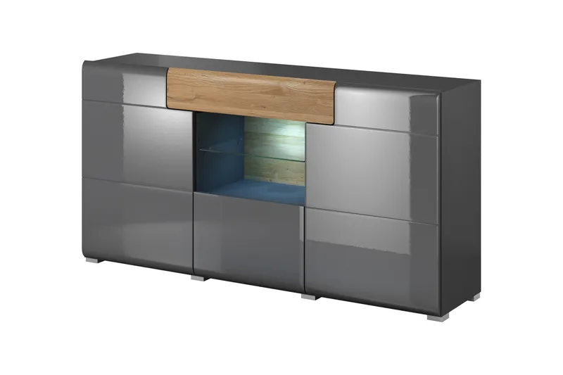 Toreno skjenk 39x159 cm, Natur/Antracit