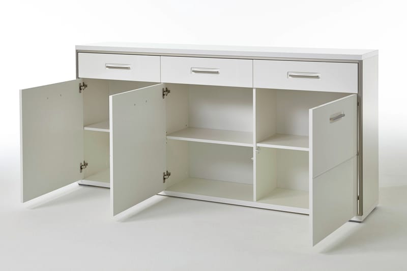 Trento Skjenk - Hvit Høyglans - Oppbevaring - Oppbevaringsmøbler - Sideboard & skjenker
