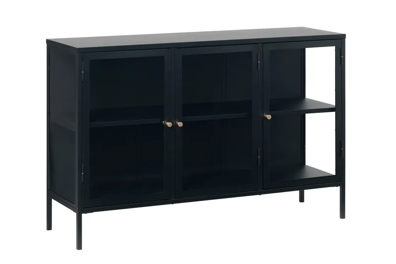 Umbri Sideboard 3 delar 132 cm - Svart - Oppbevaring - Oppbevaringsmøbler - Sideboard & skjenker