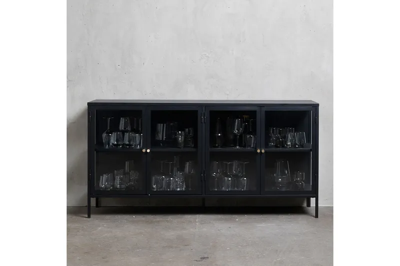 Umbri Sideboard 4 delar 170 cm - Svart - Oppbevaring - Oppbevaringsmøbler - Sideboard & skjenker