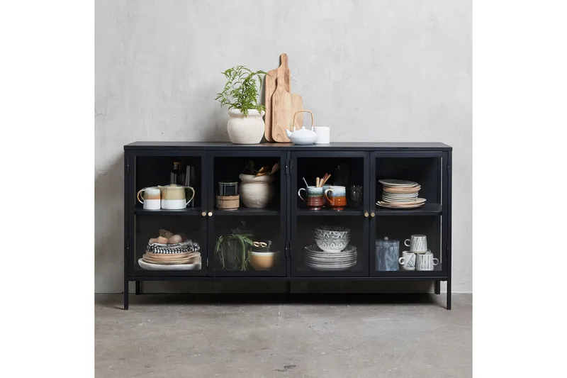 Umbri Sideboard 4 delar 170 cm - Svart - Oppbevaring - Oppbevaringsmøbler - Sideboard & skjenker