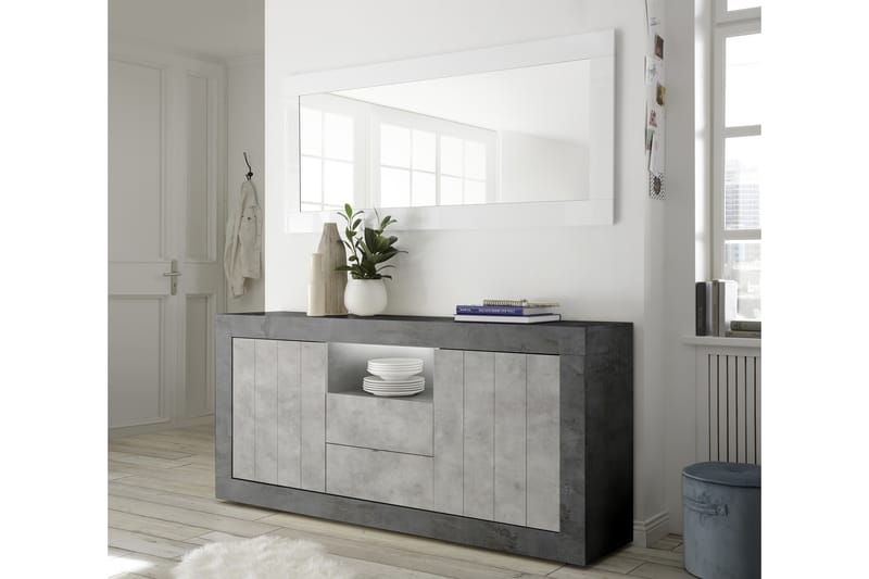 Urbino Skjenk 184 cm - Grå - Oppbevaring - Oppbevaringsmøbler - Sideboard & skjenker