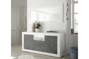 Urbino Skjenk 184 cm - Gråmelert/Hvit - Oppbevaring - Oppbevaringsmøbler - Sideboard & skjenker