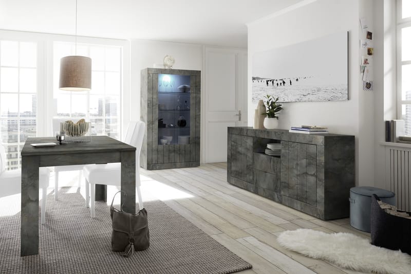 Urbino Skjenk 184 cm - Mørkgrå Betong - Oppbevaring - Oppbevaringsmøbler - Sideboard & skjenker