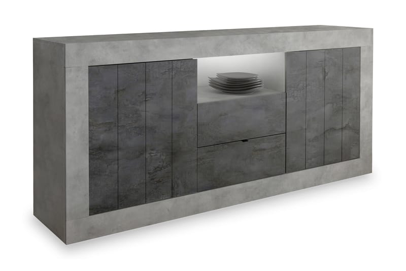 Urbino Skjenk 184 - Gråmelert - Oppbevaring - Oppbevaringsmøbler - Sideboard & skjenker