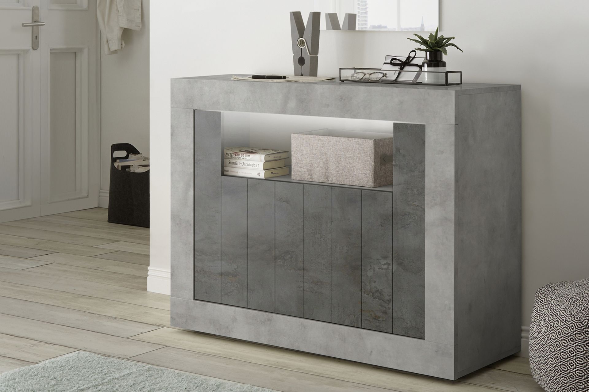 Urbino Skjenk Piccolo 110 cm - Gråmelert - Oppbevaring - Oppbevaringsmøbler - Sideboard & skjenker