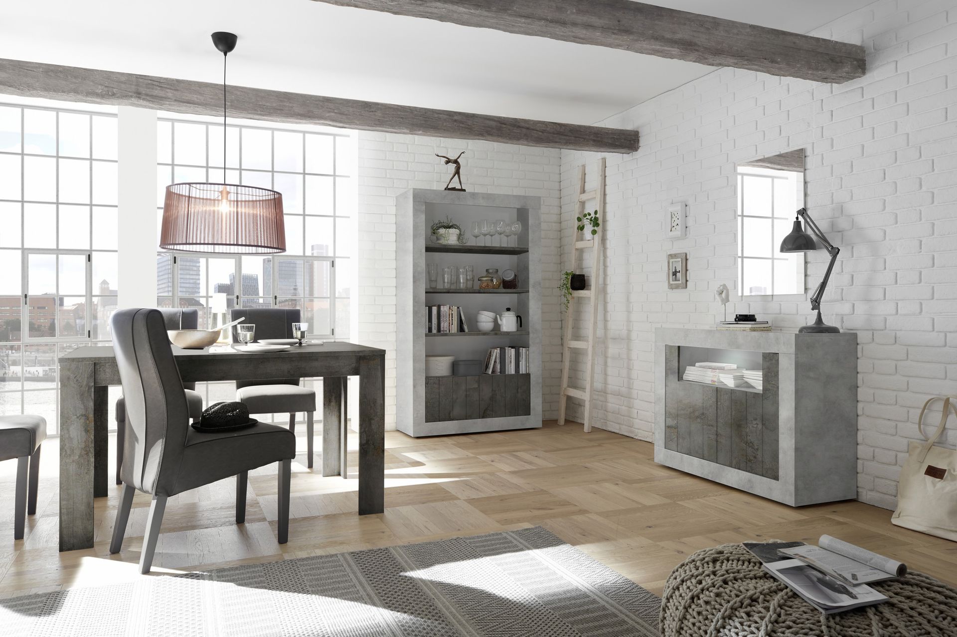 Urbino Skjenk Piccolo 110 cm - Gråmelert - Oppbevaring - Oppbevaringsmøbler - Sideboard & skjenker
