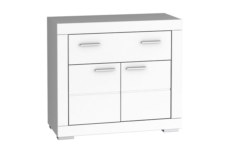 Uzayr Kommode 96x87 cm - Hvit - Oppbevaring - Oppbevaringsmøbler - Sideboard & skjenker