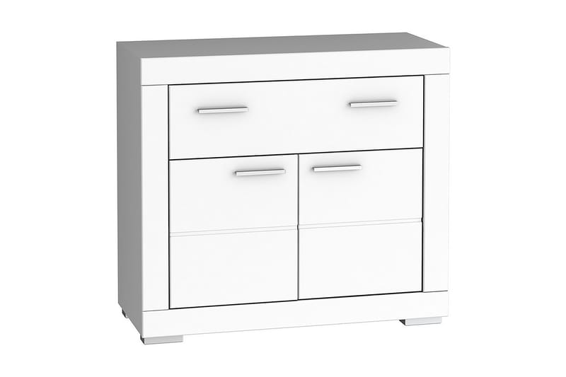Uzayr Skjenk 96 cm i Malt Tre - Hvit - Oppbevaring - Oppbevaringsmøbler - Sideboard & skjenker