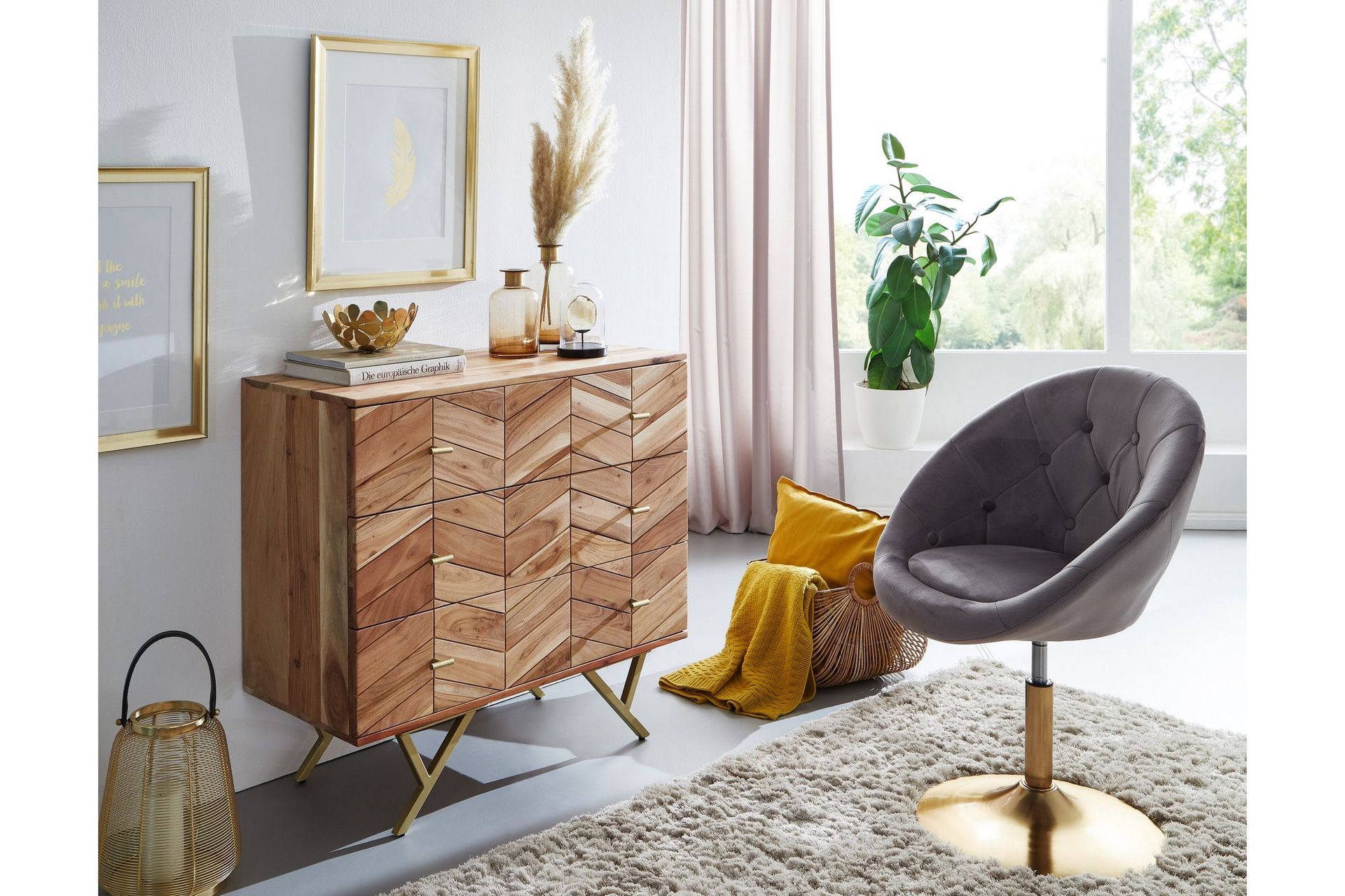 Willowdale Sideboard 90x40 cm - Brun - Oppbevaring - Oppbevaringsmøbler - Sideboard & skjenker