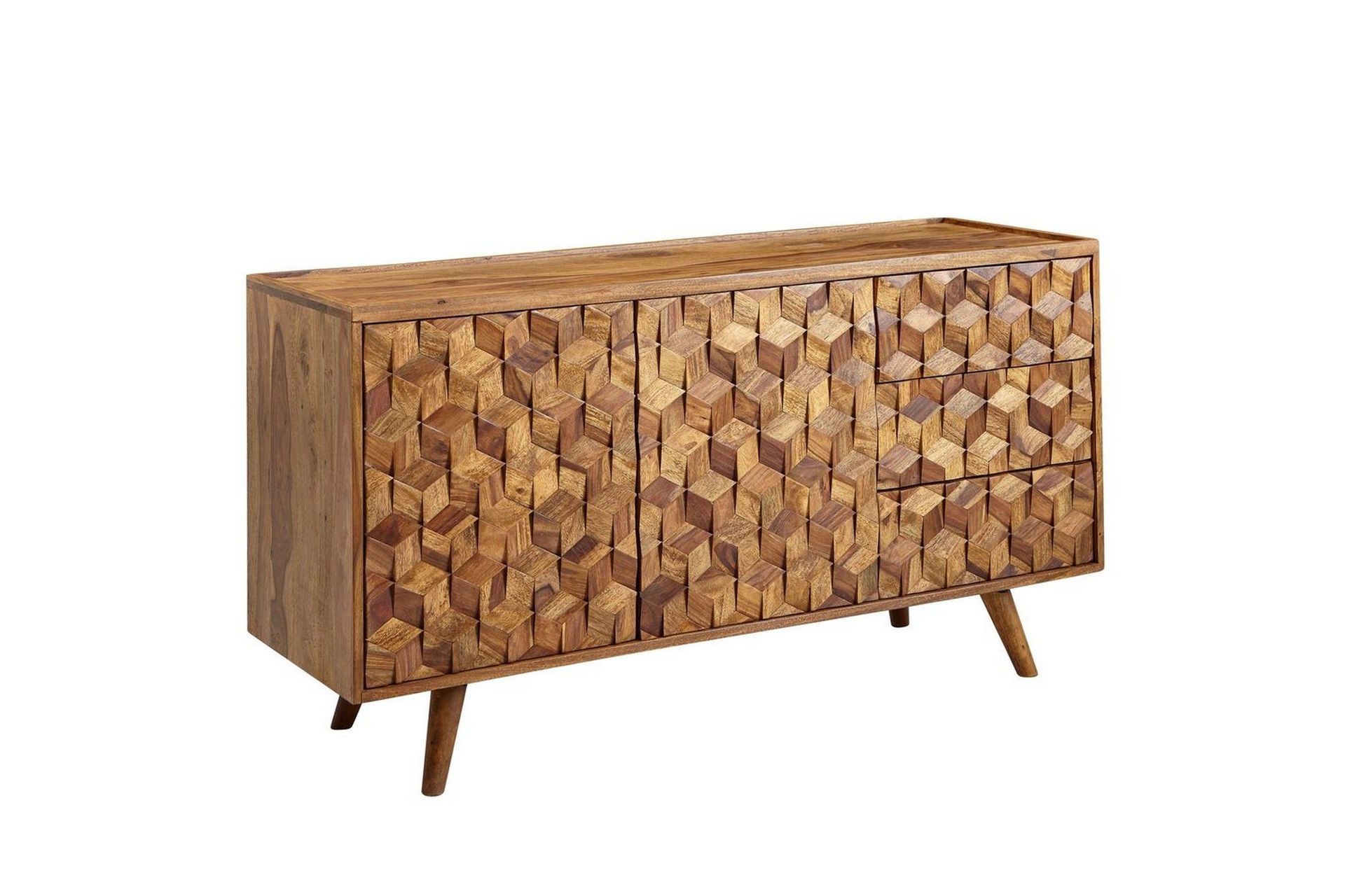 Sidobord & lampbord Wohnling Brun -