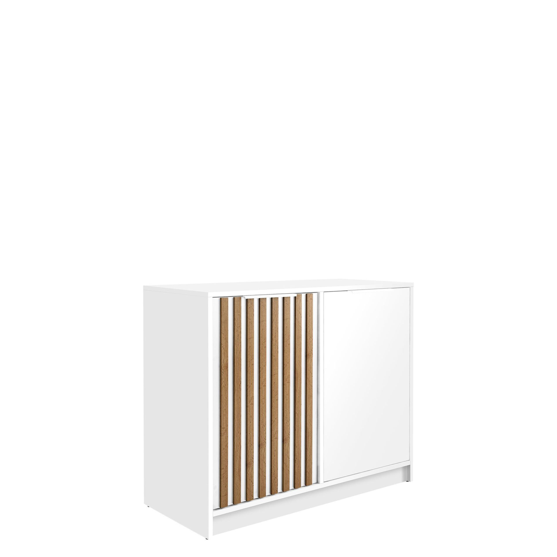 skap Bali lux brun, hvit - brun, hvit