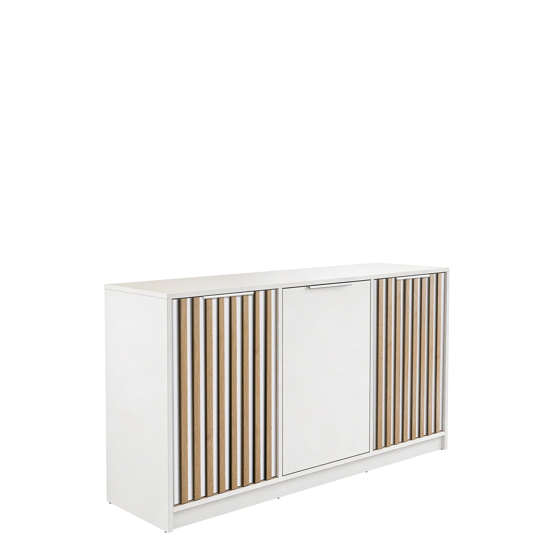 skap Bali lux brun, hvit - brun, hvit