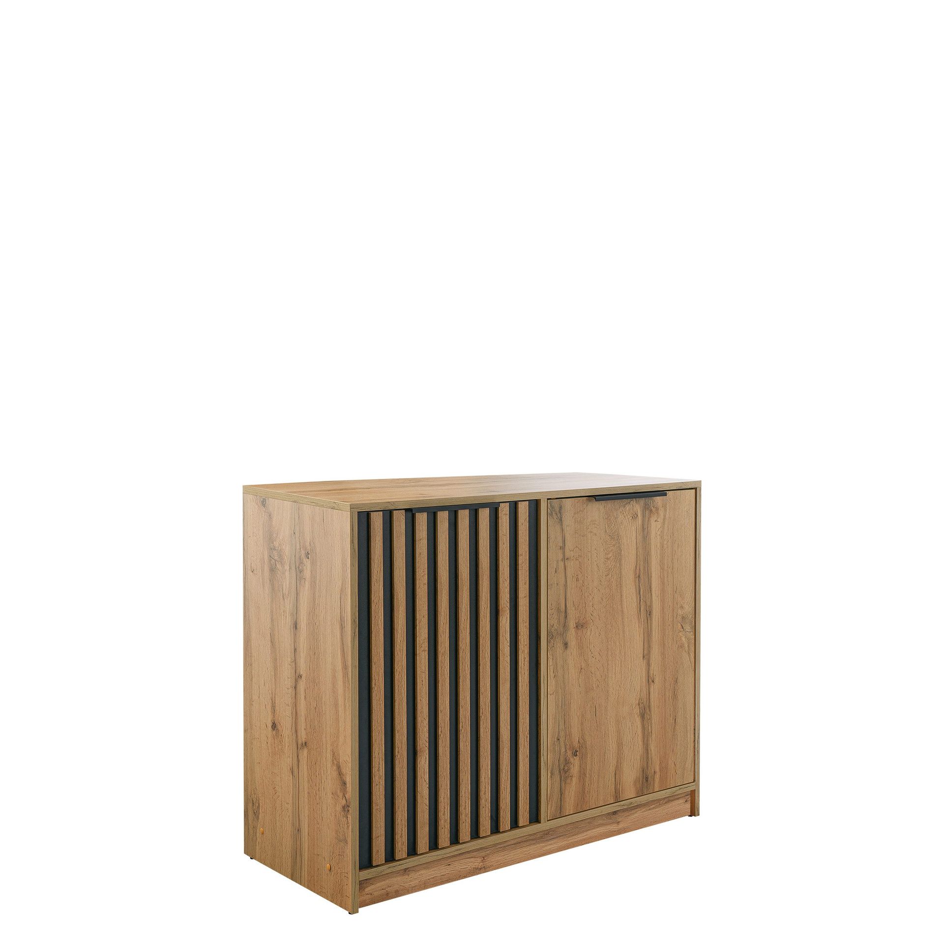 skap Bali lux brun, svart - brun, svart