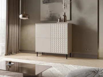 skap Kommode LEO 100 beige - Oppbevaring - Oppbevaringsmøbler - Sideboard & skjenker
